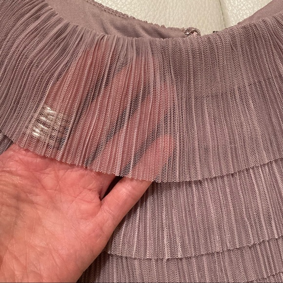 GORGEOUS BCBG MAX AZRIA TAUPE COCKTAIL DRESS—LIKE-NEW, WORN ONCE! - Picture 3 of 7